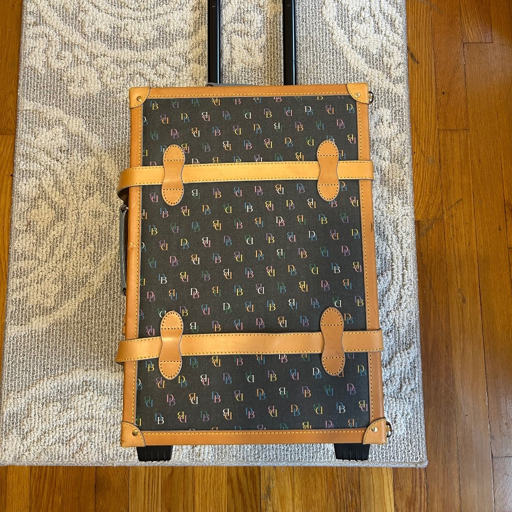 Rare Dooney and Burkey rolling trunk carryon luggage